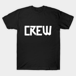 Crew Gaffer BIG front White T-Shirt